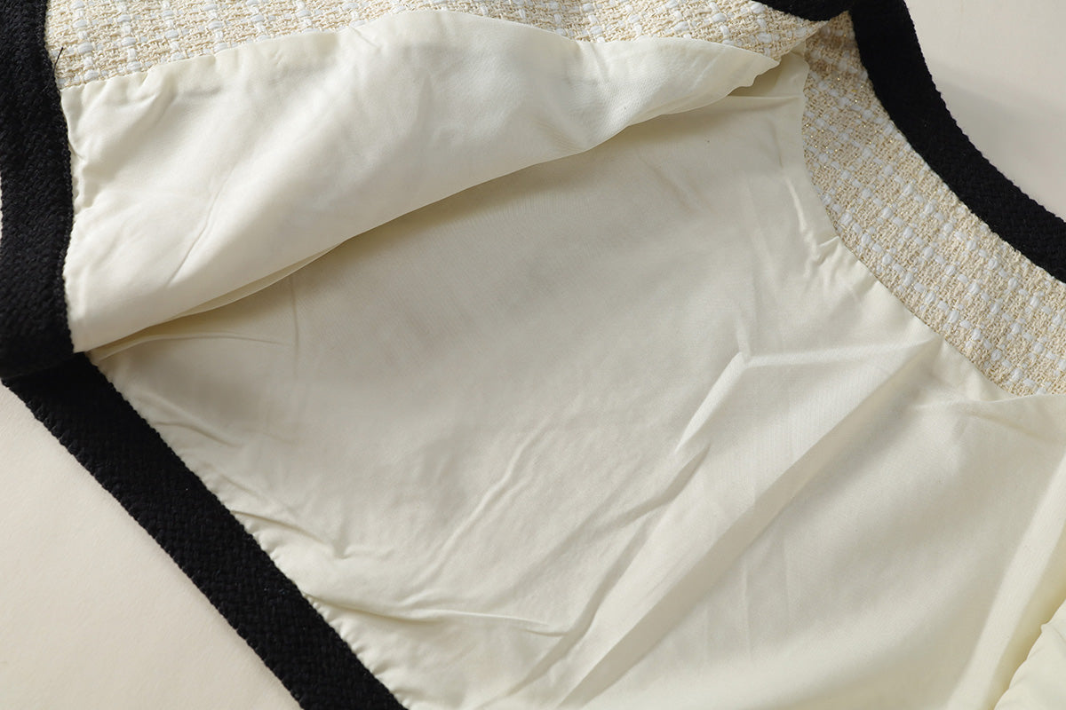 Girls 2025 Autumn Velvet Jacket & Plaid Skirt Set