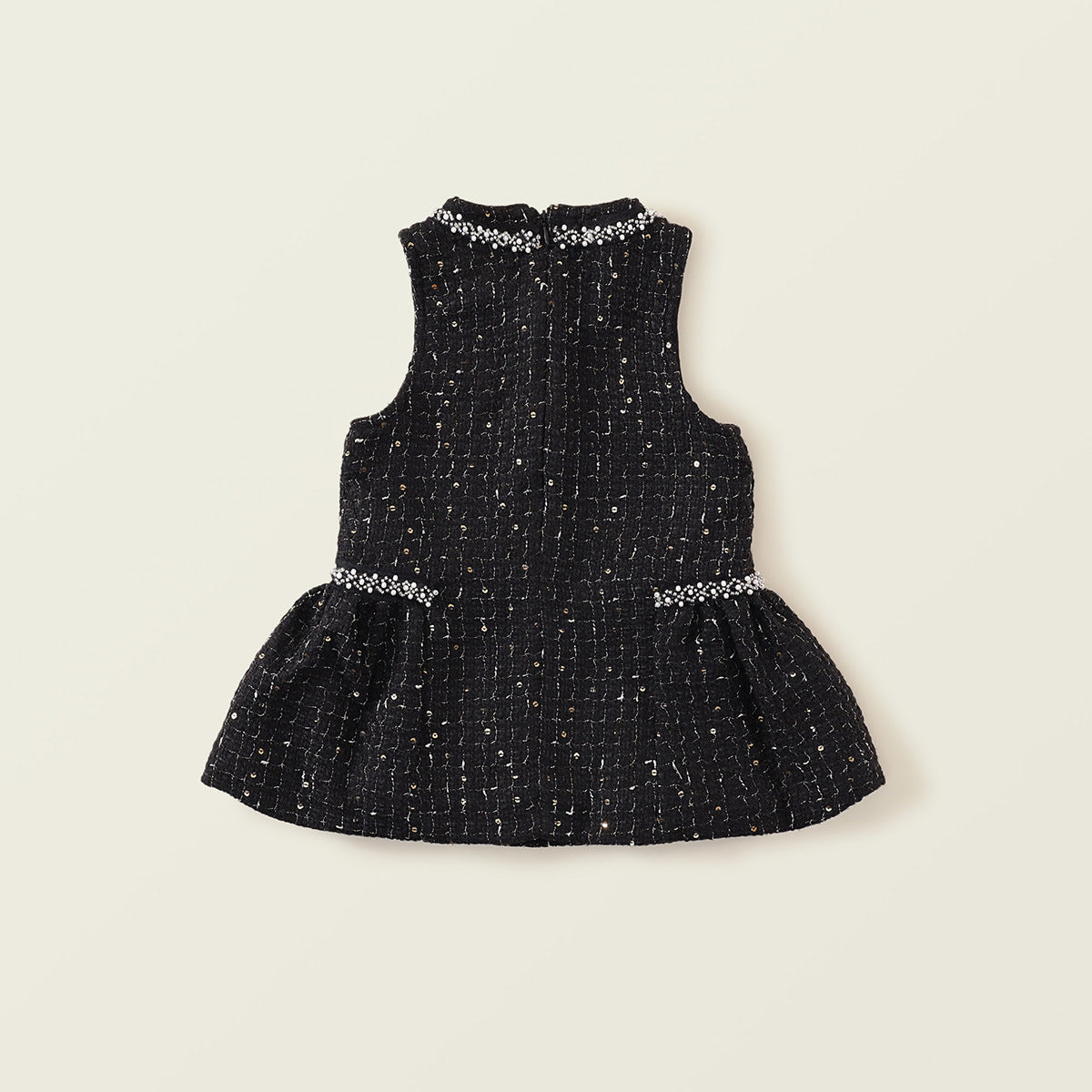 Girl's Tweed Little Chanel-Style Sleeveless Dress