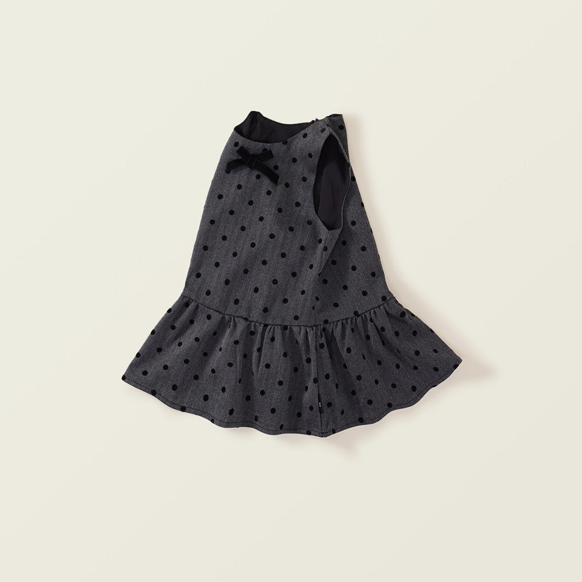 Girls' Checkered Dot Dress & Shirt Set