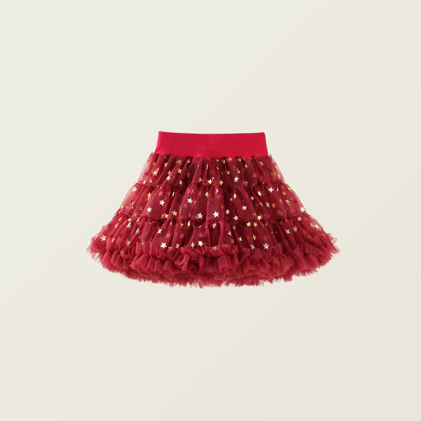 Girls' Red Hot-Stamped Tutu Skirt