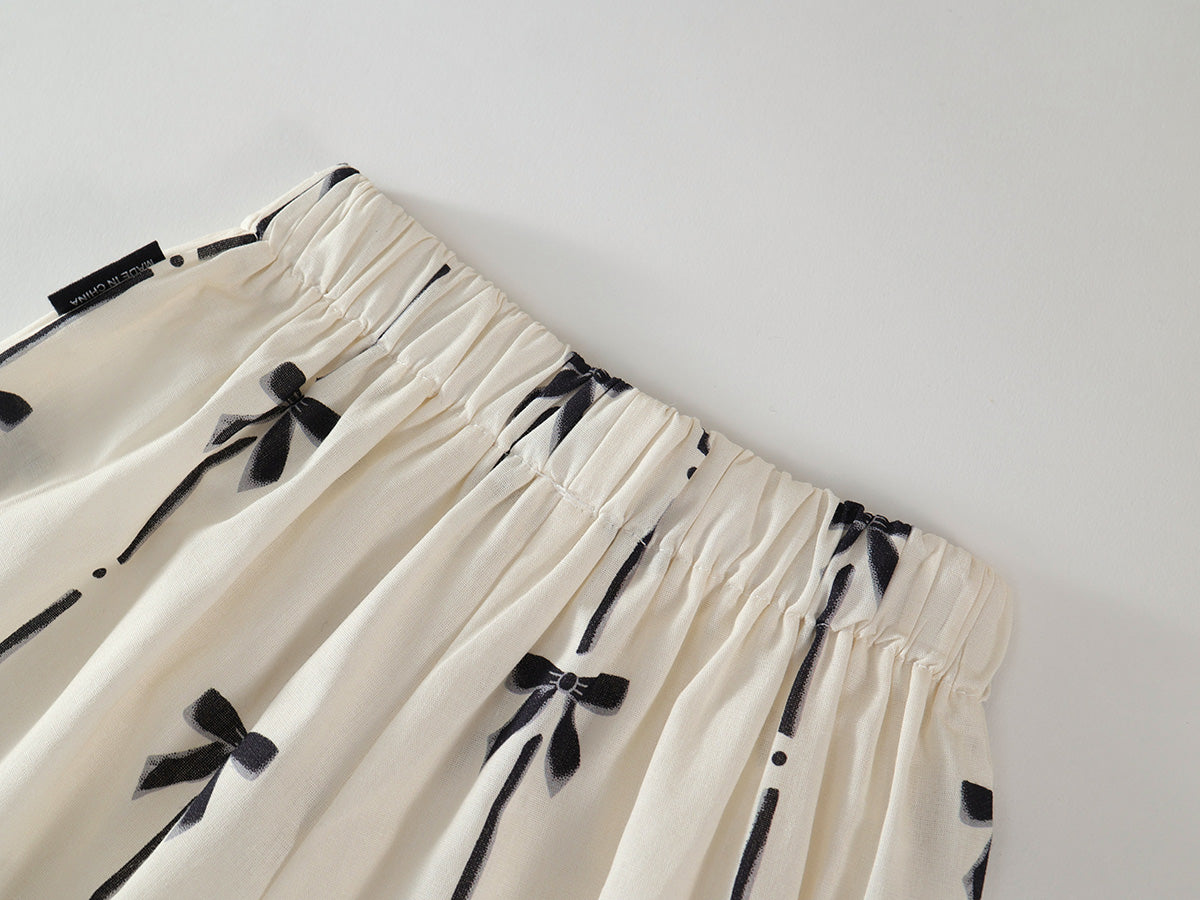 Girl's Stylish Cotton Print Set