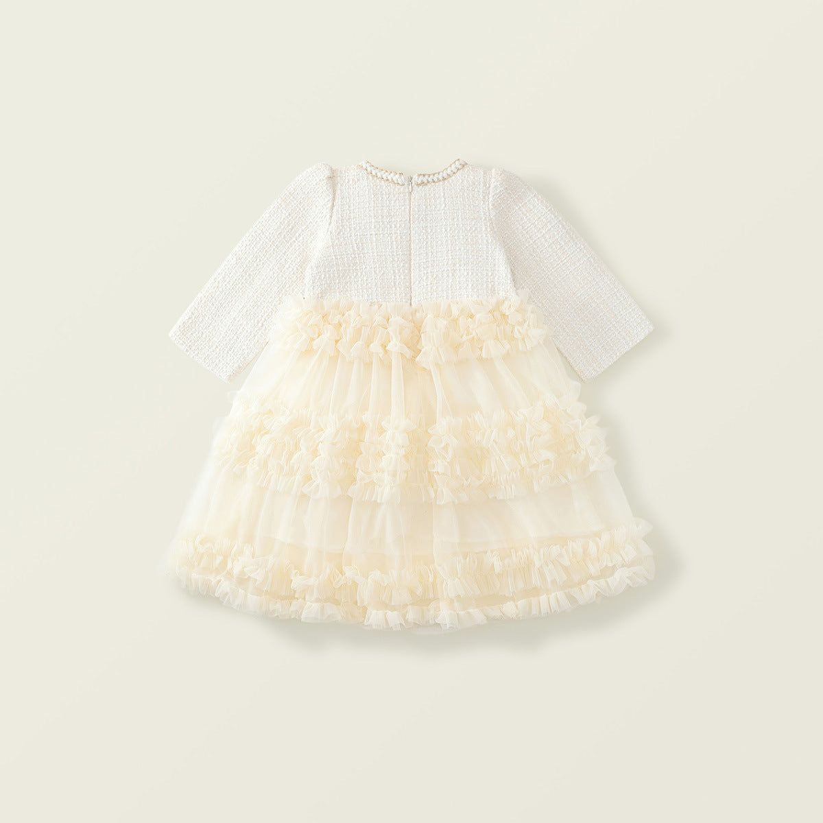 Girl's Long-Sleeve Chanel-Inspired Jacket