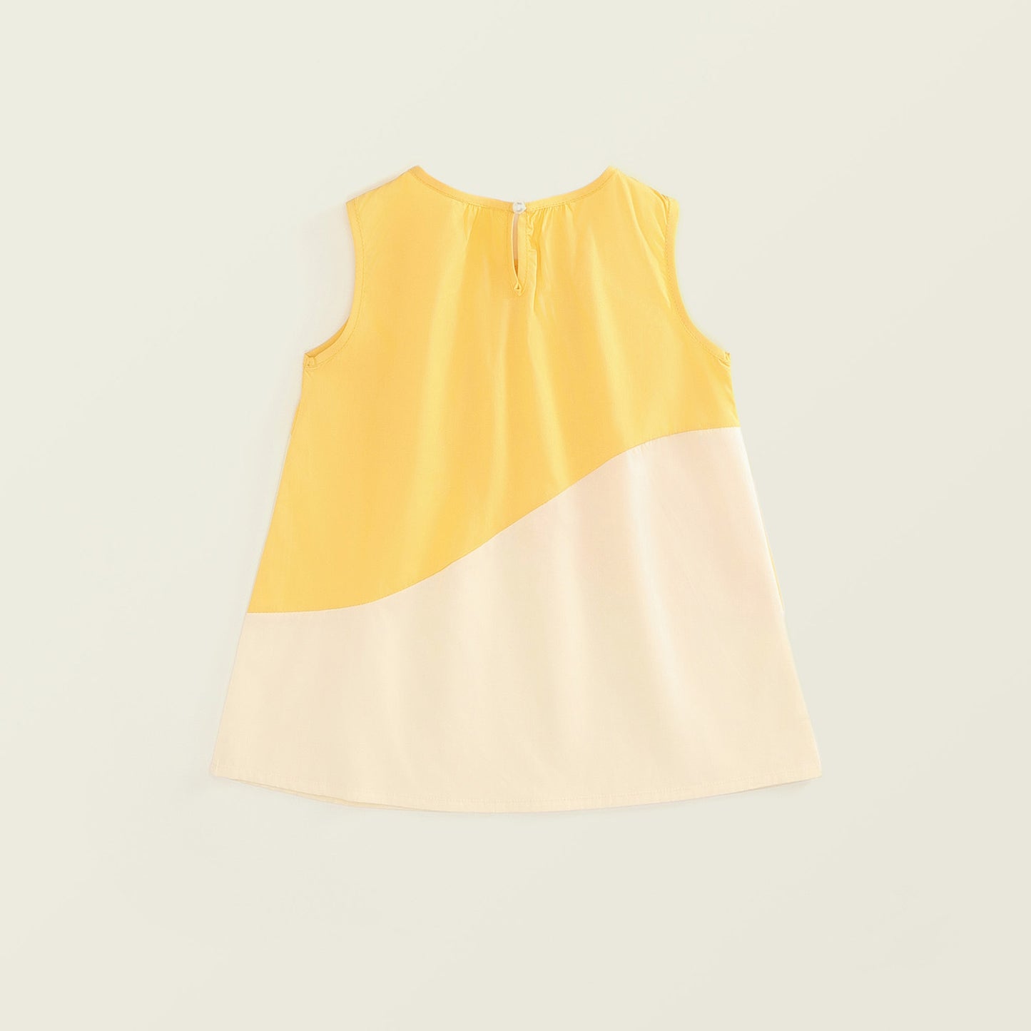 Girl's Sleeveless Patchwork Dress