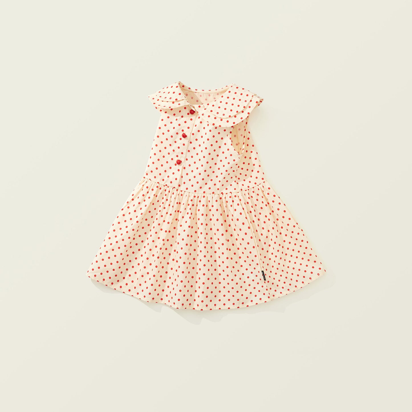 Girls Korean-Style Sweet Doll Collar Sleeveless Vest Dress