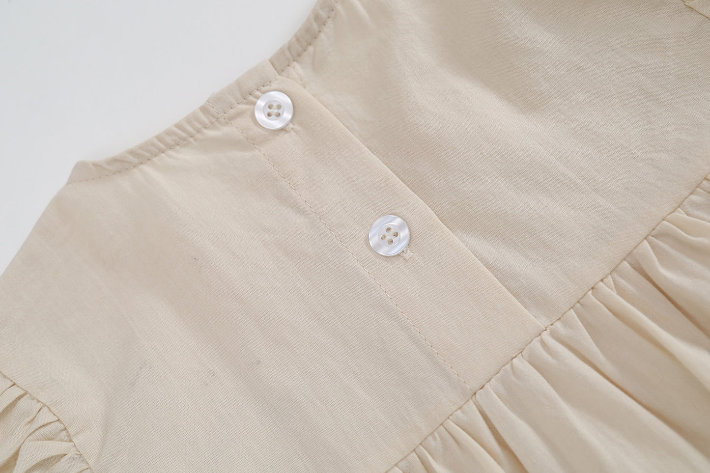 Girls French Embroidered Floral Dress