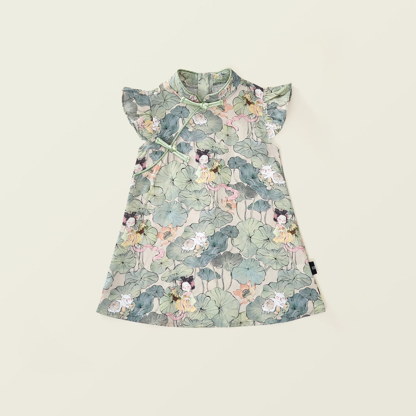 Girl's Chinese-Style Cheongsam Summer Dress