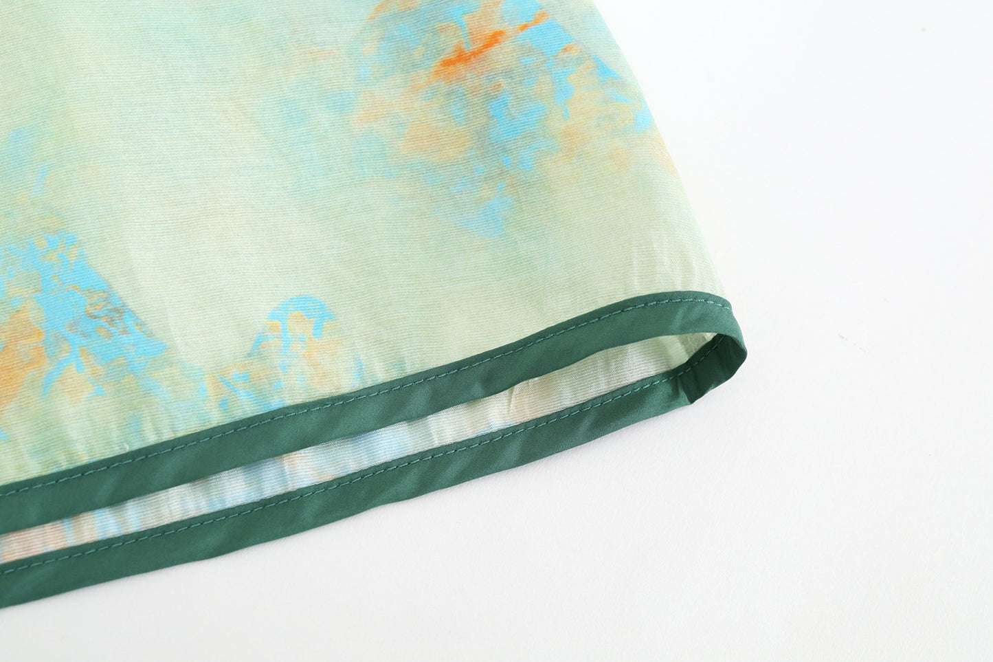 Girls Chinese Style Short Sleeve Dress