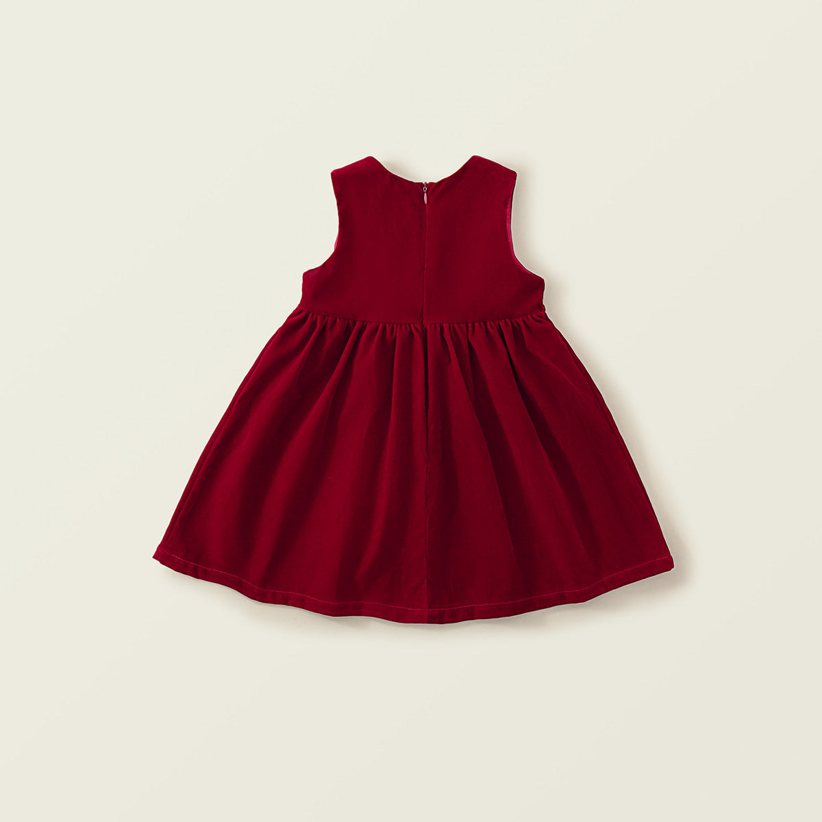 Girl's Velvet Sleeveless Dress