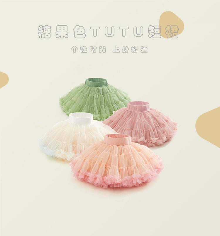 Girl's Summer New Tutu Net Skirt