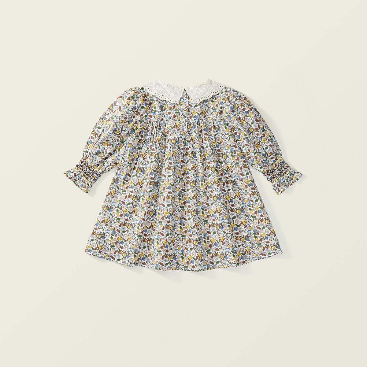 Girl's Autumn Floral Dress