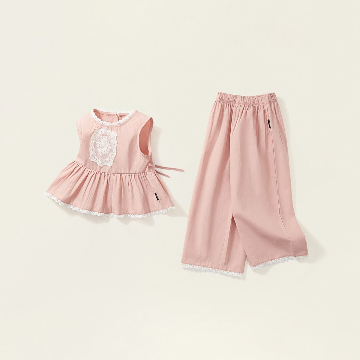 Girls Sweet Pink Summer Set