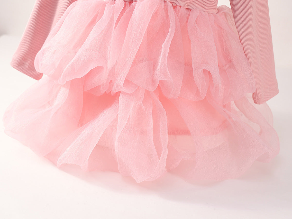 Girl's Pink Tulle Dress