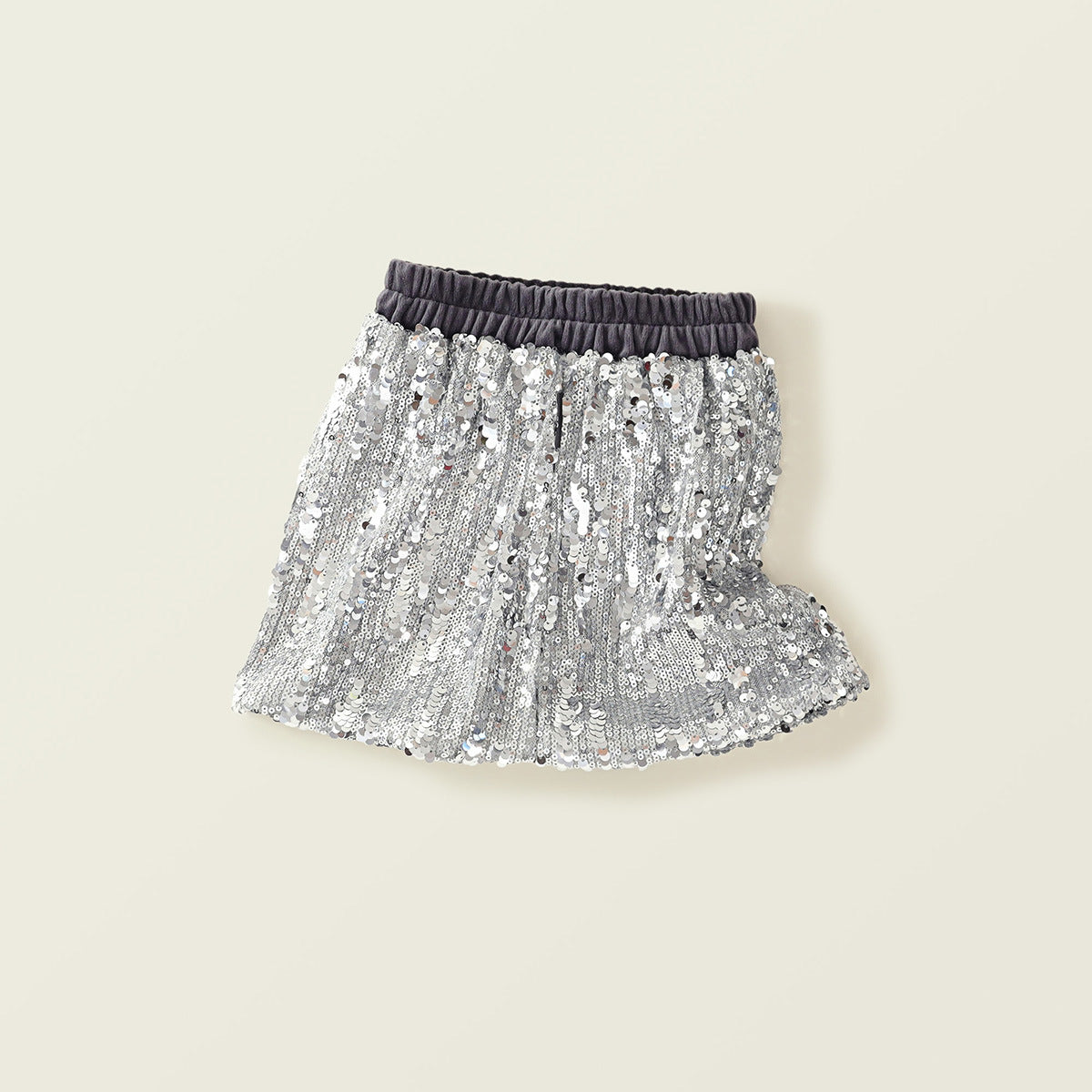 Girl's Korean-Style Sequined Skirt