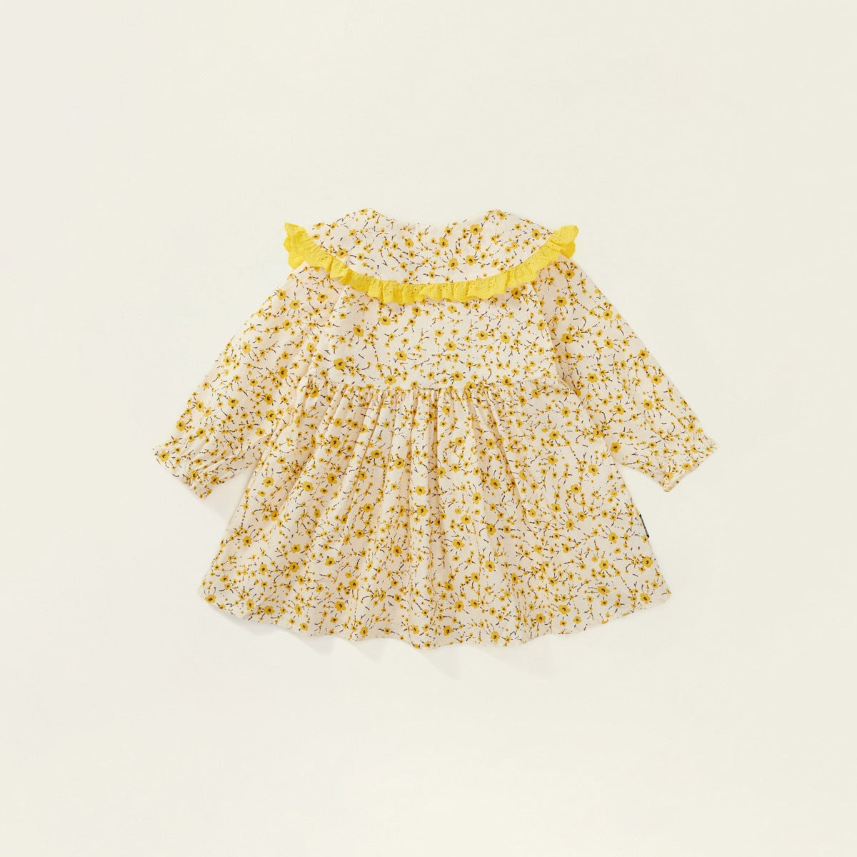 Girl's Autumn New floral Long Sleeve Bubble Dress