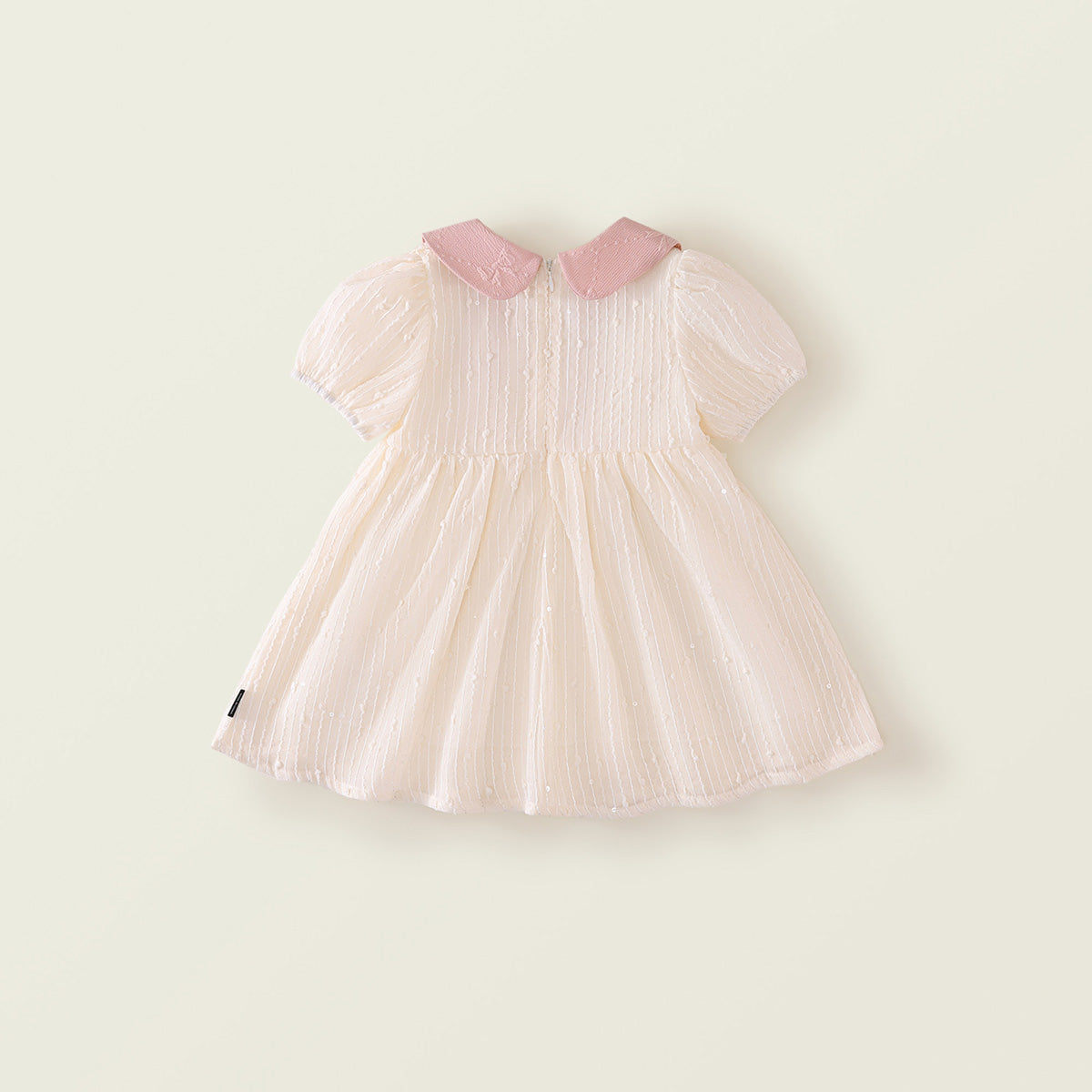 Girls Collar Bow Dress