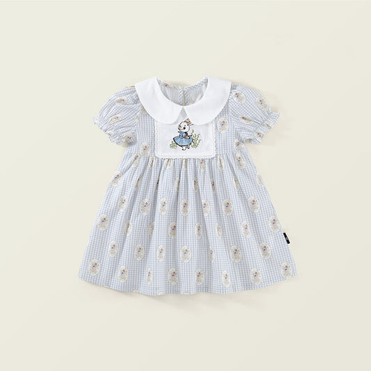 Girl's Gingham Peter Rabbit Dress - K6125958