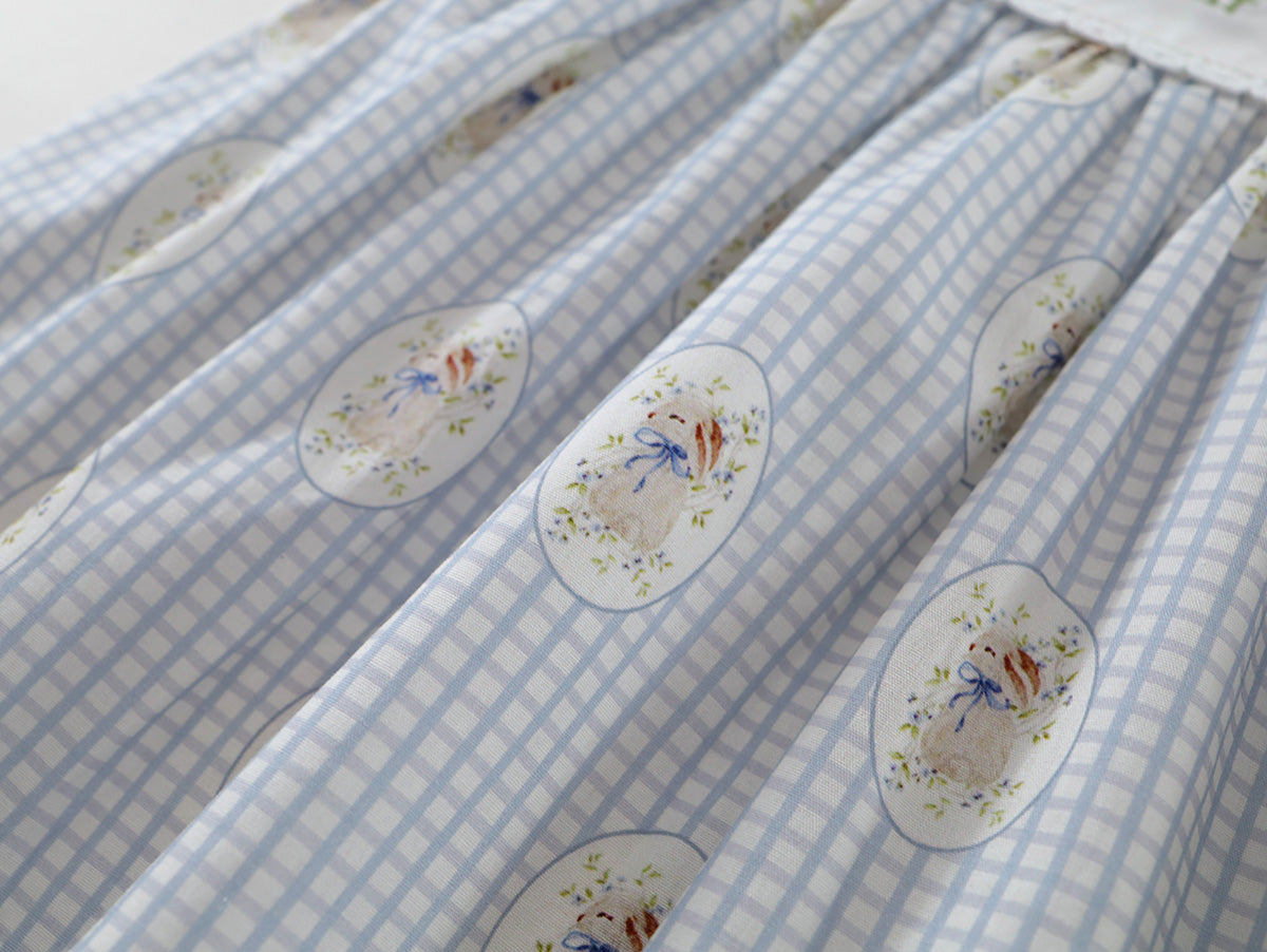 Girl's Gingham Peter Rabbit Dress - K6125958