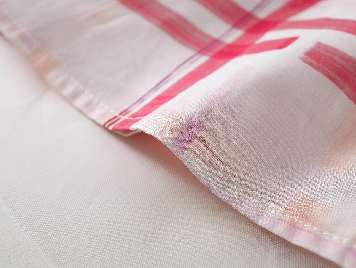 Tulle Plaid Flower Dress - K6125991