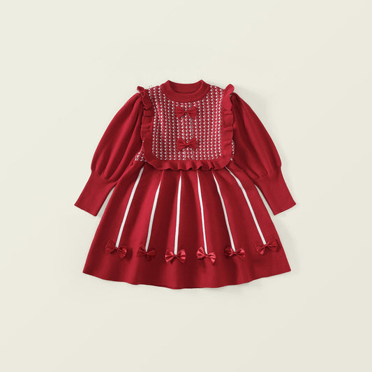 Girls' Knit Sweater Dress-K5145713