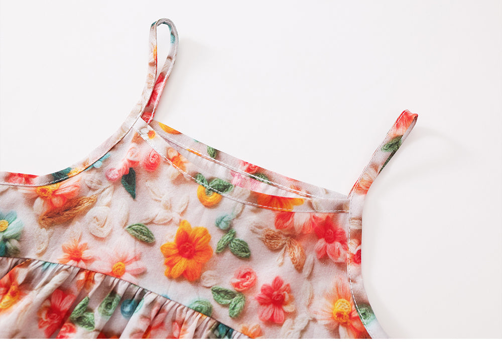 Girl's Stylish Sleeveless Dress