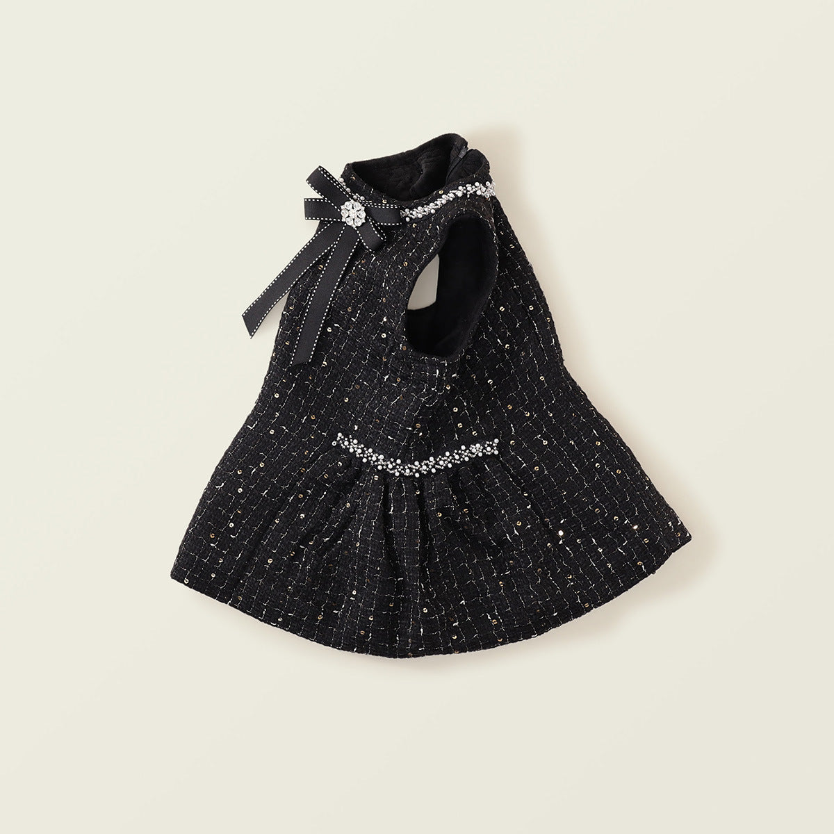 Girl's Tweed Little Chanel-Style Sleeveless Dress