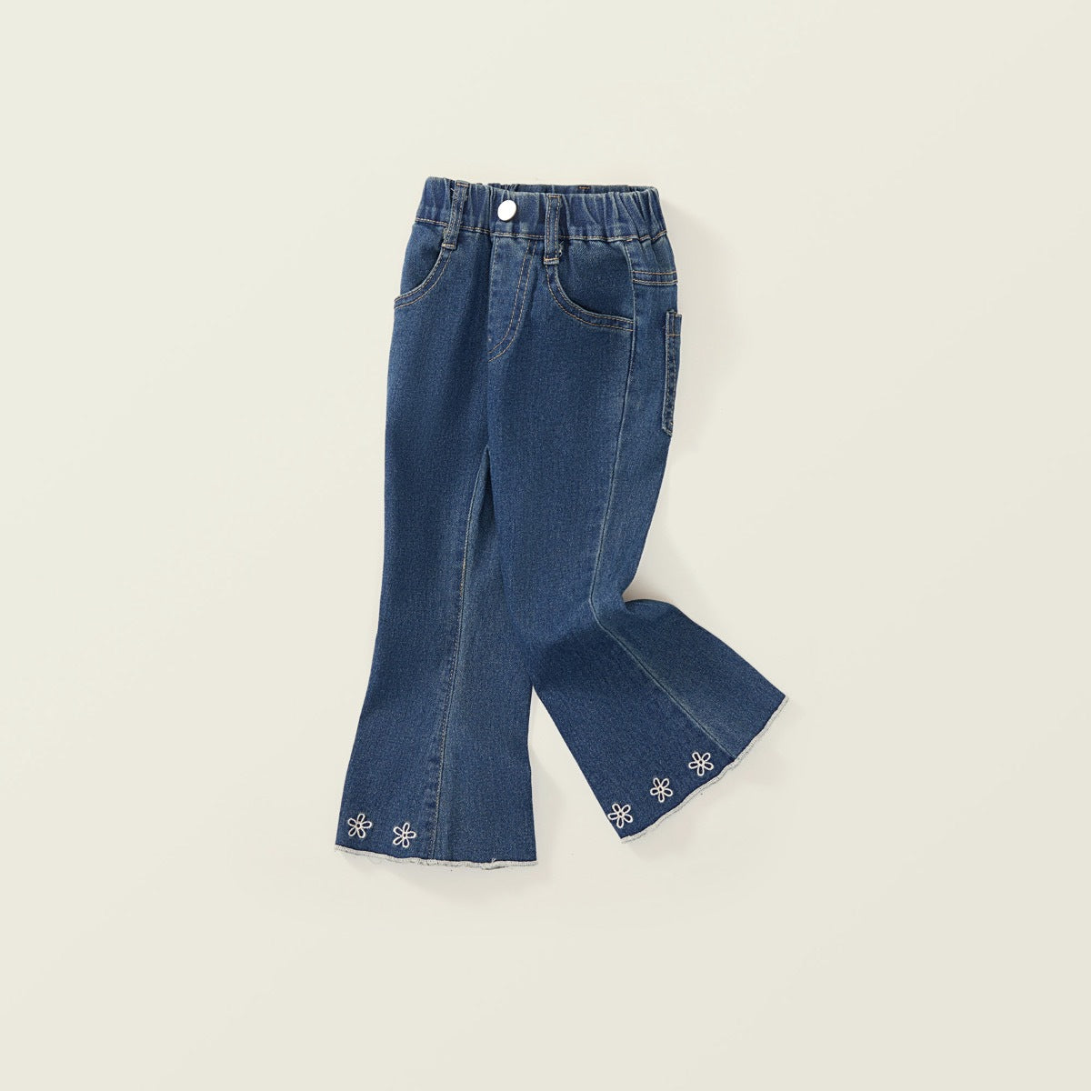 Girl's Embroidered Jeans