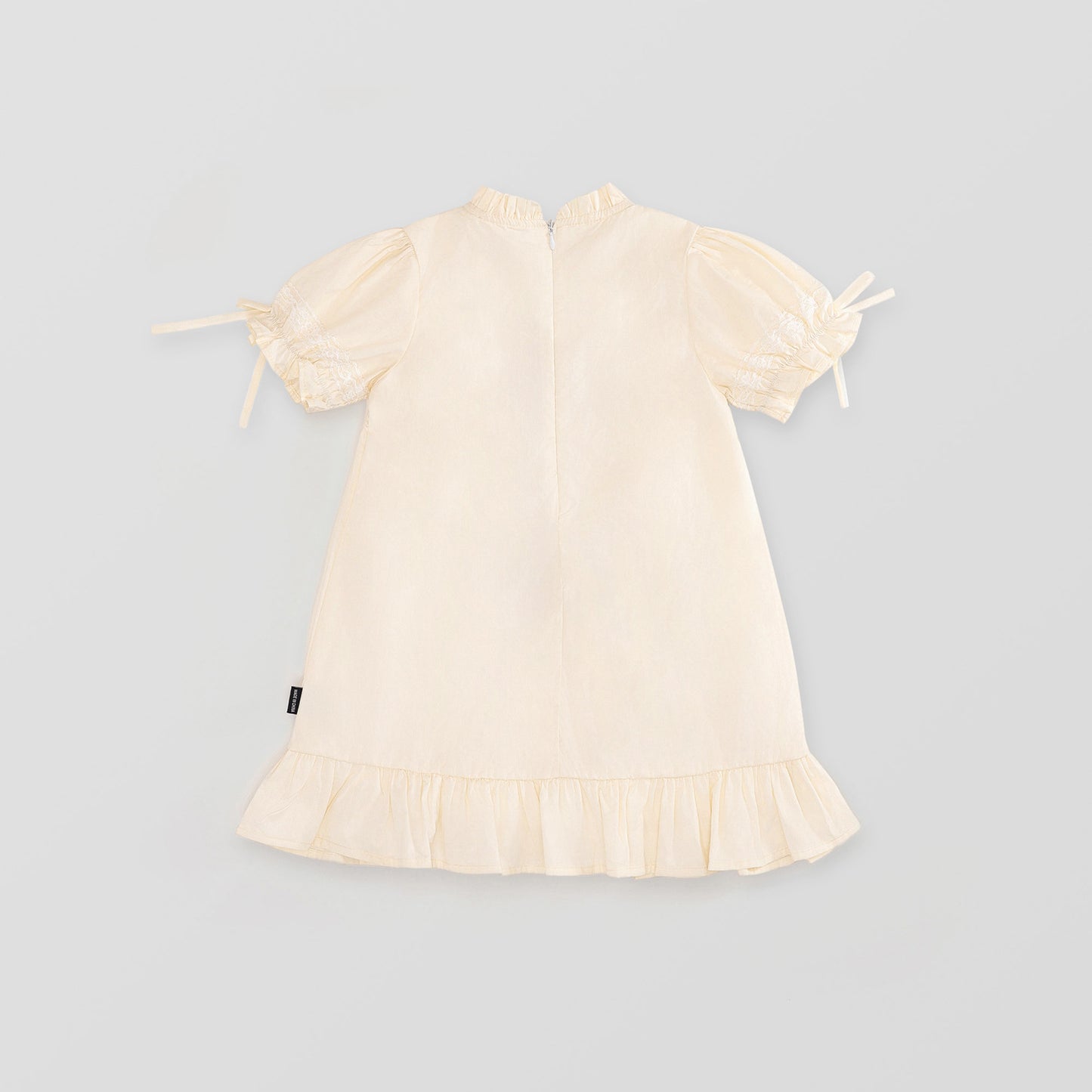 Girl Embroidered Bow Lace Dress
