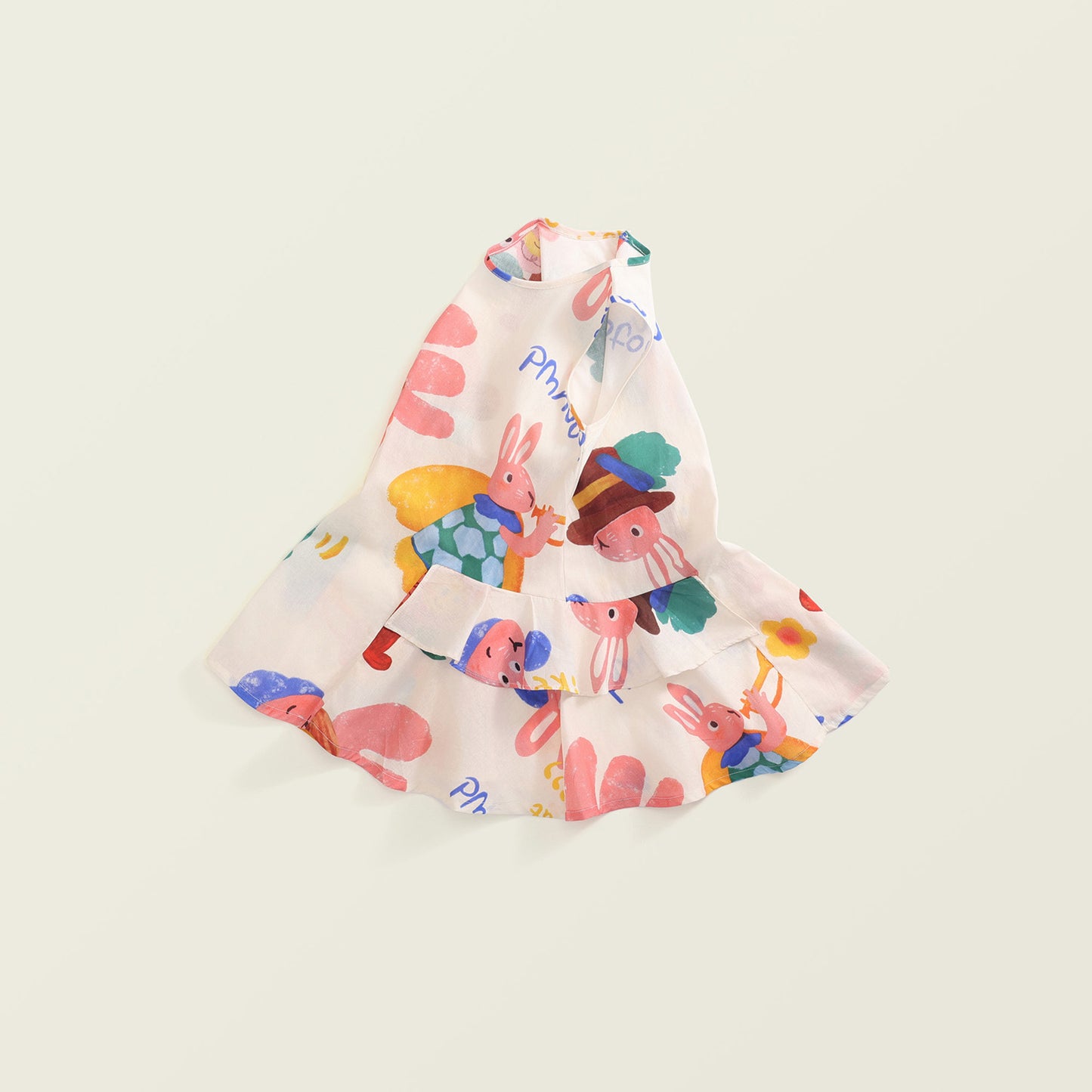 Girls New Summer Graffiti Sleeveless Vest Dress