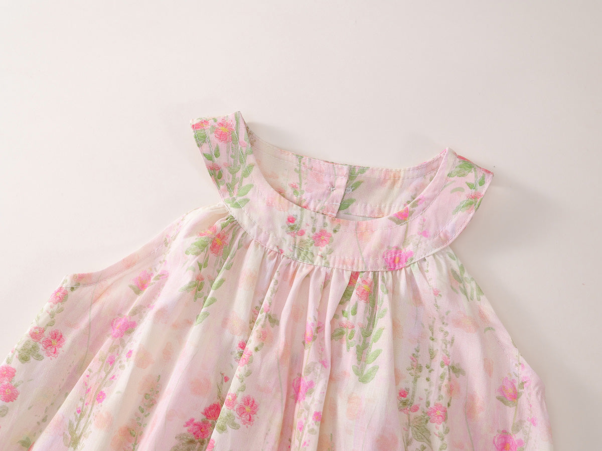 Girl's Floral Sundress