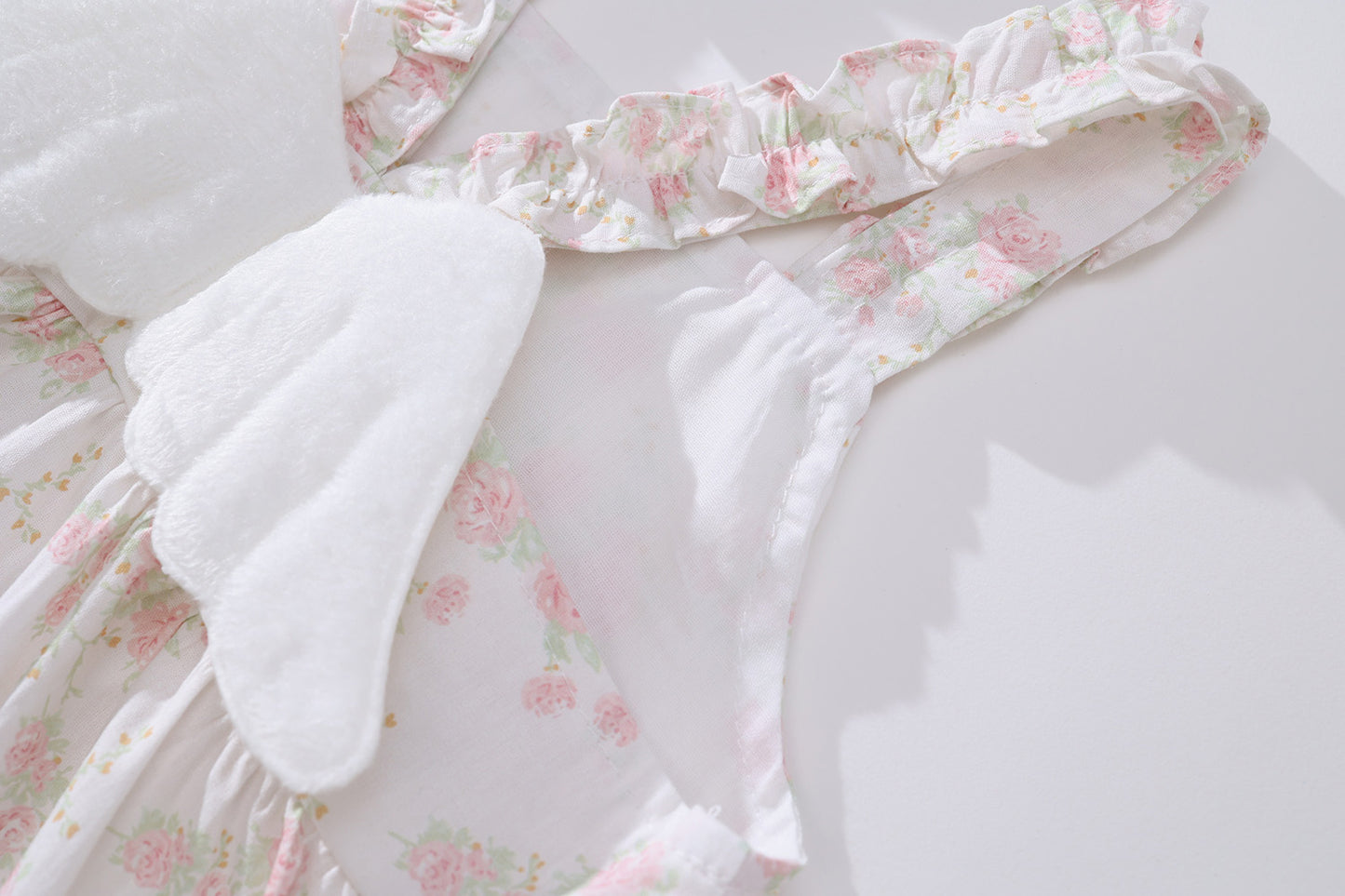 Girls Angel Wings Floral Tank Dress