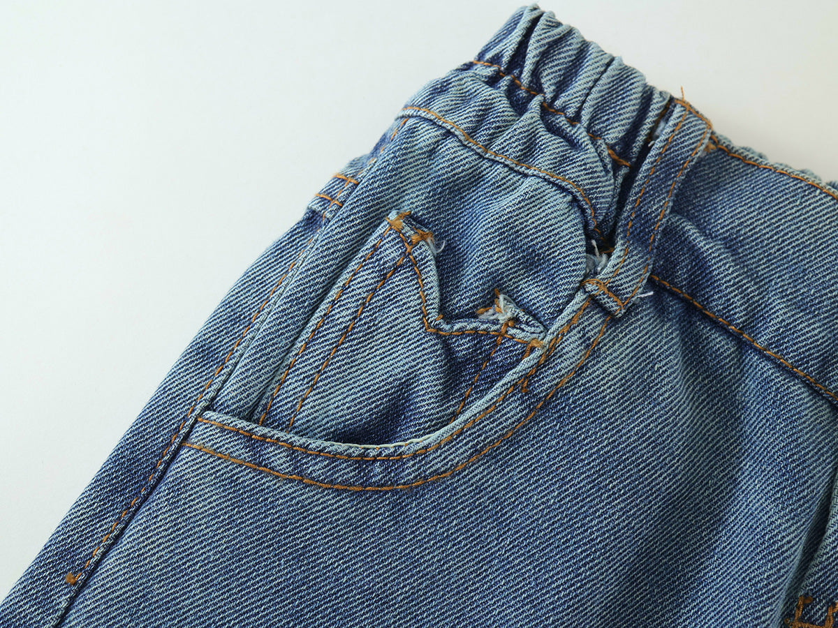 Wide-Leg Denim Pants -K4135400