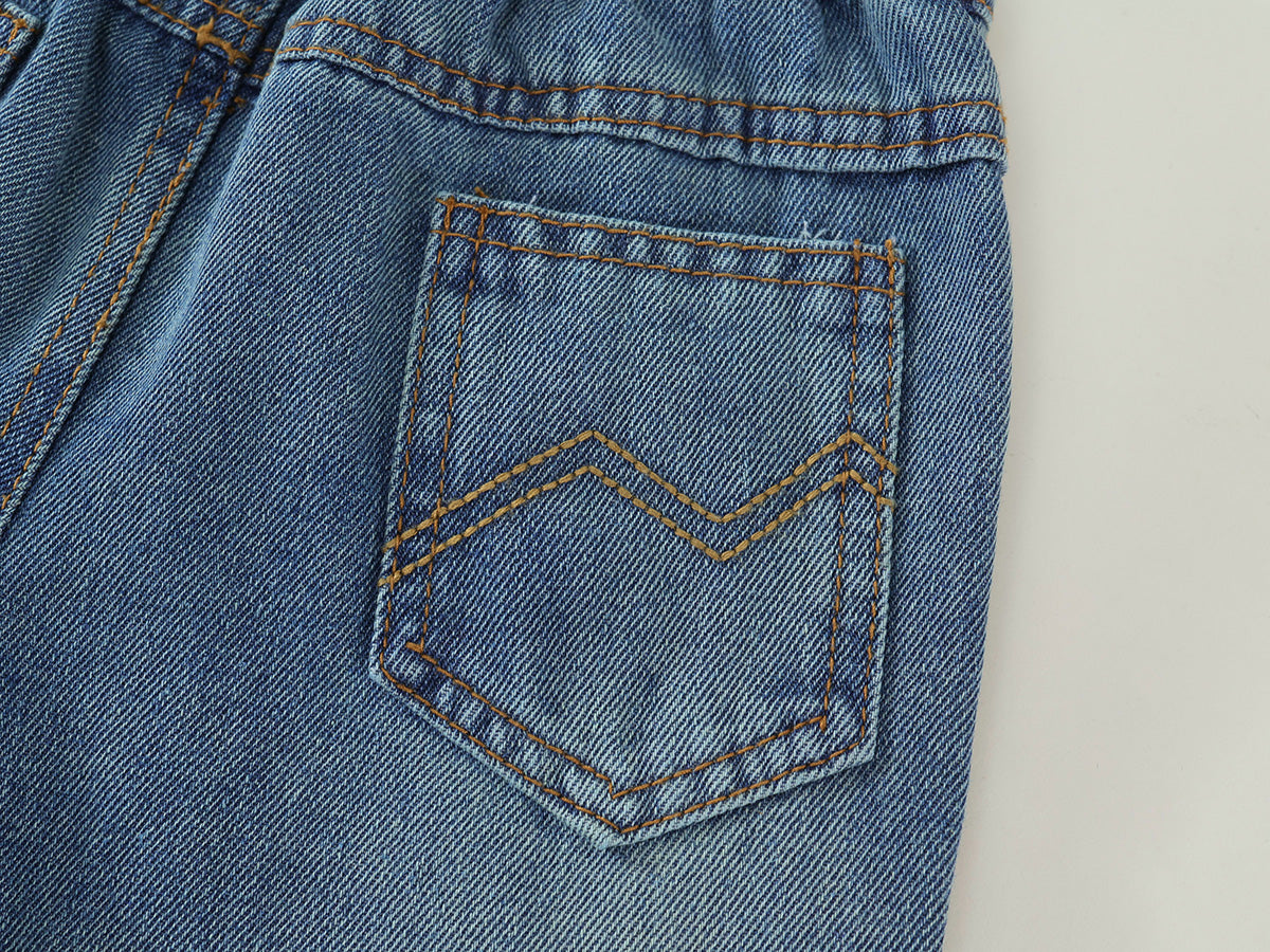 Wide-Leg Denim Pants -K4135400