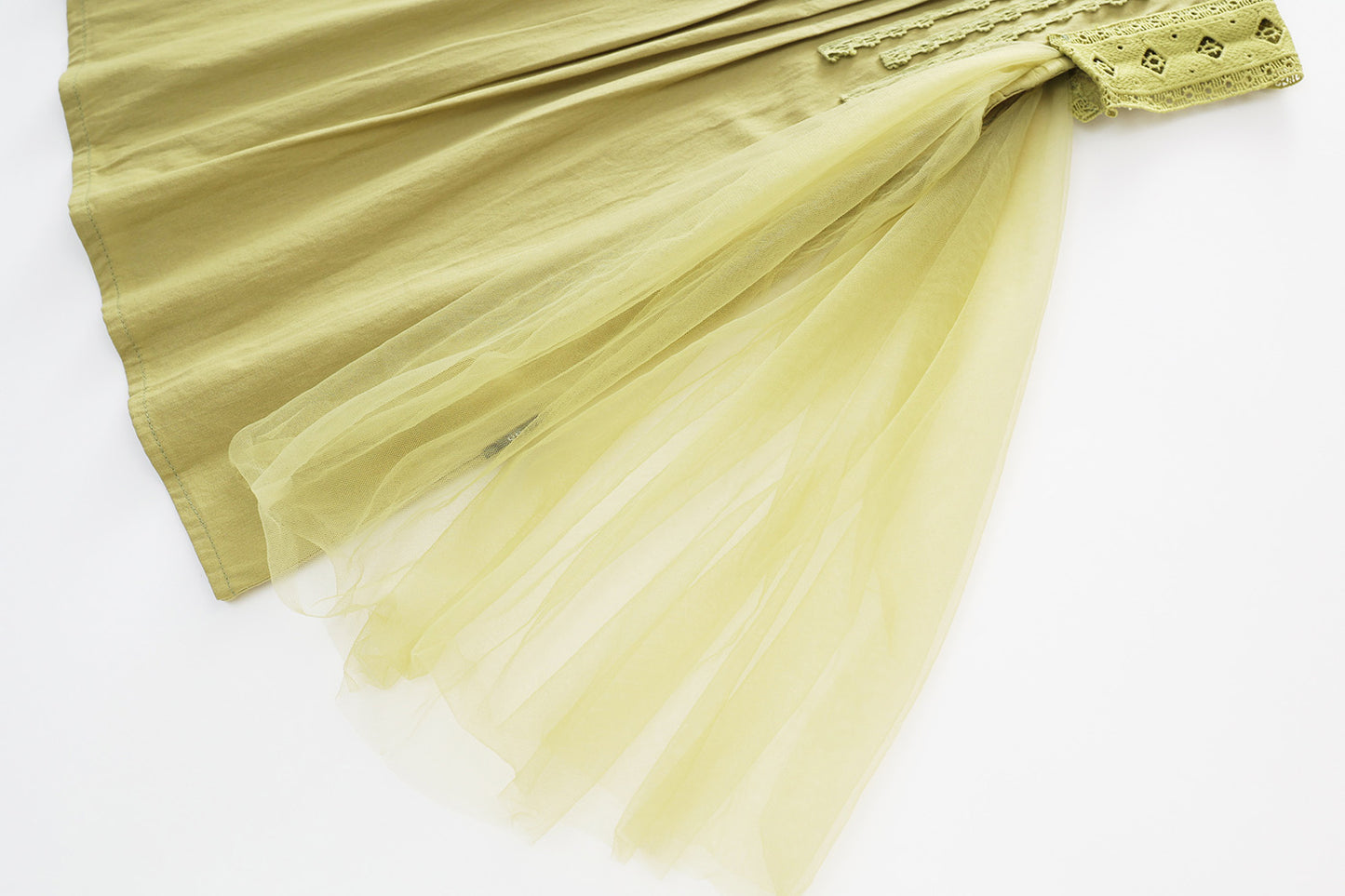 Girls Lace Trim Sleeveless Dress