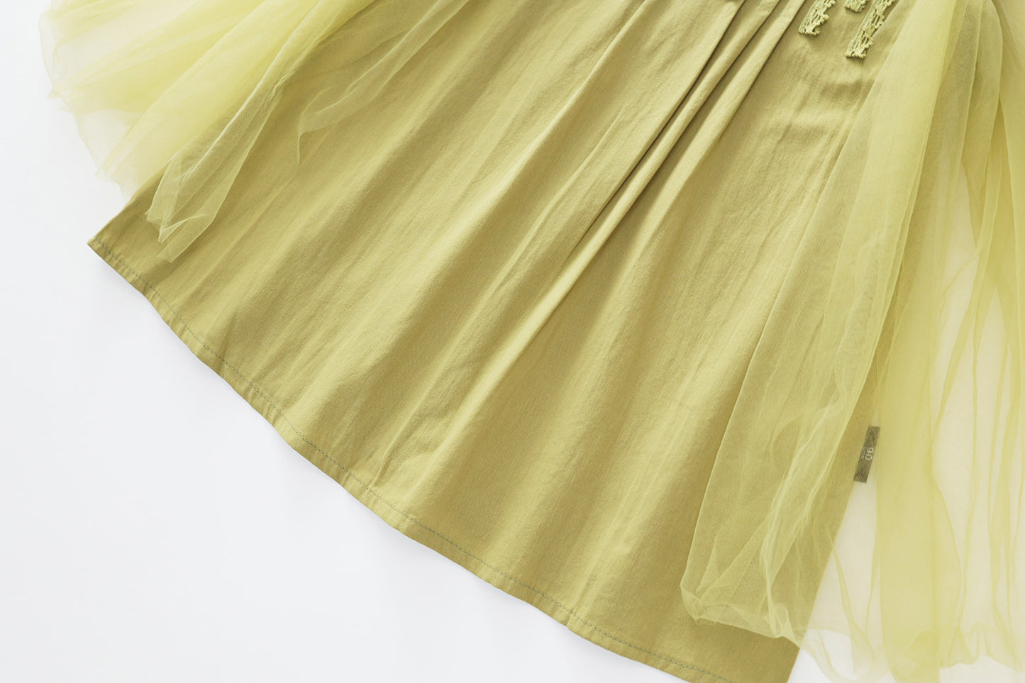 Girls Lace Trim Sleeveless Dress