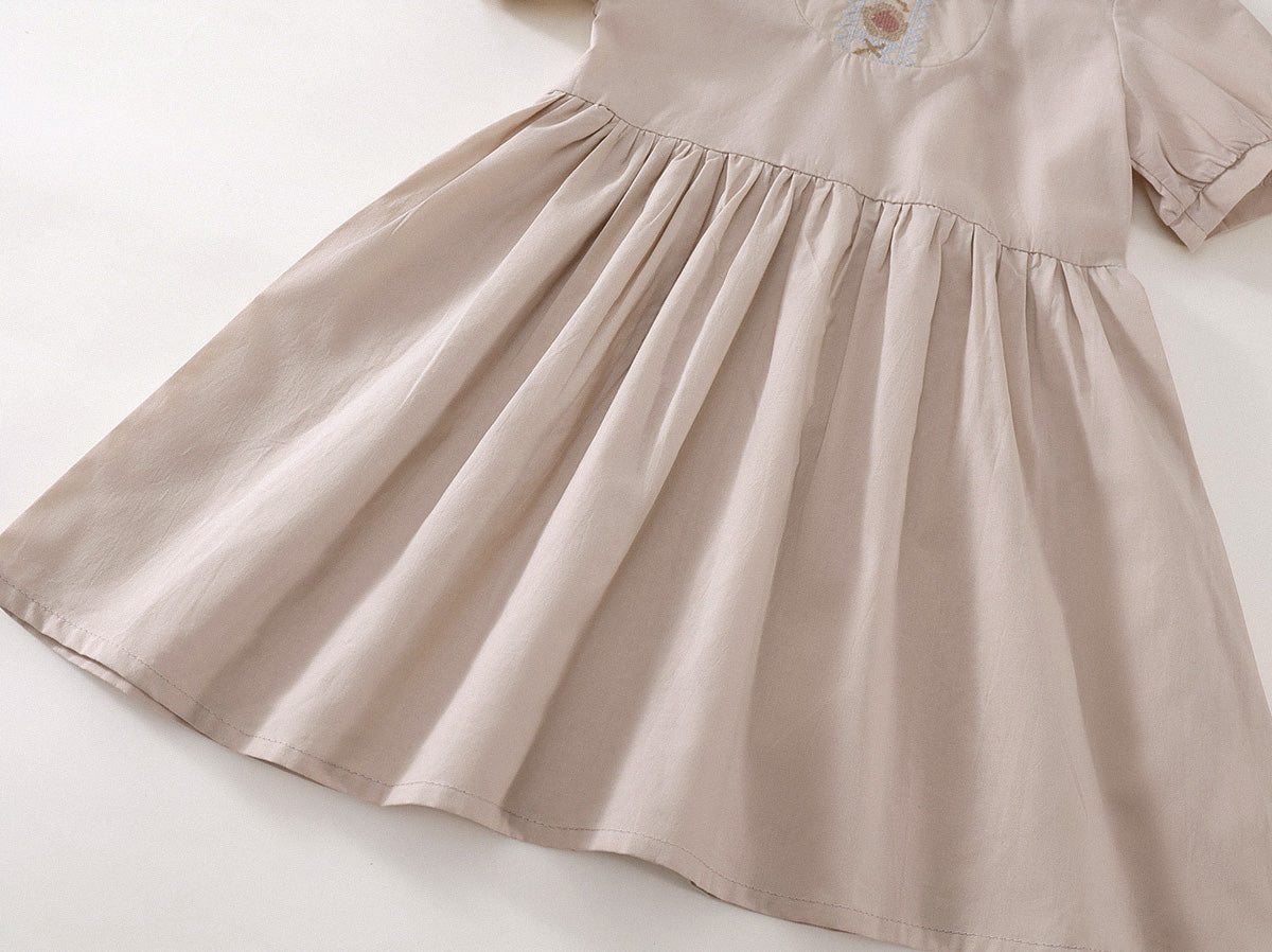 Girl's French Embroidered Dress
