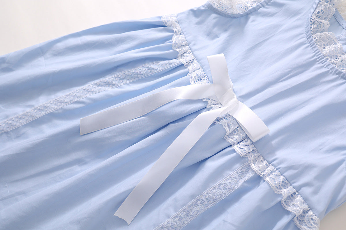 Girls Sleeveless Lace Patchwork Summer Dress