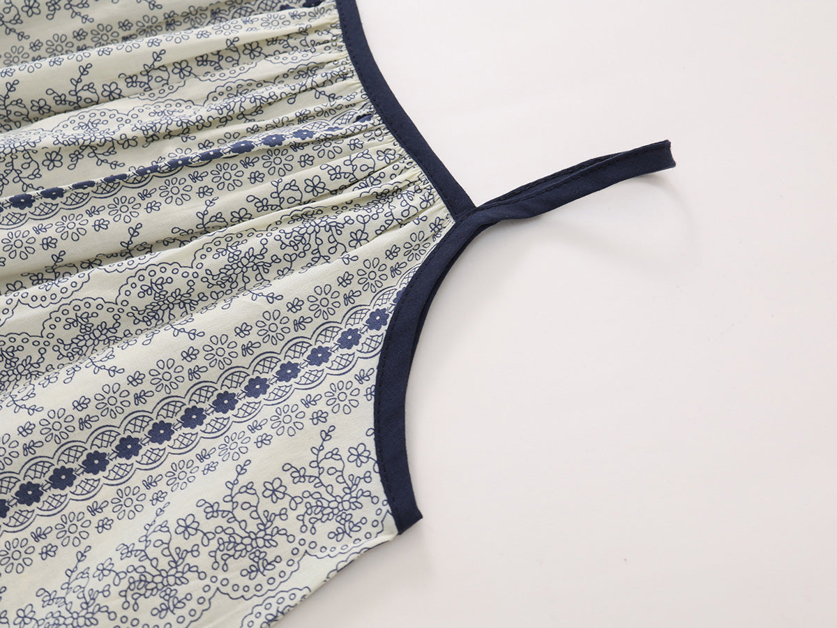 Girls Sleeveless Floral Dress