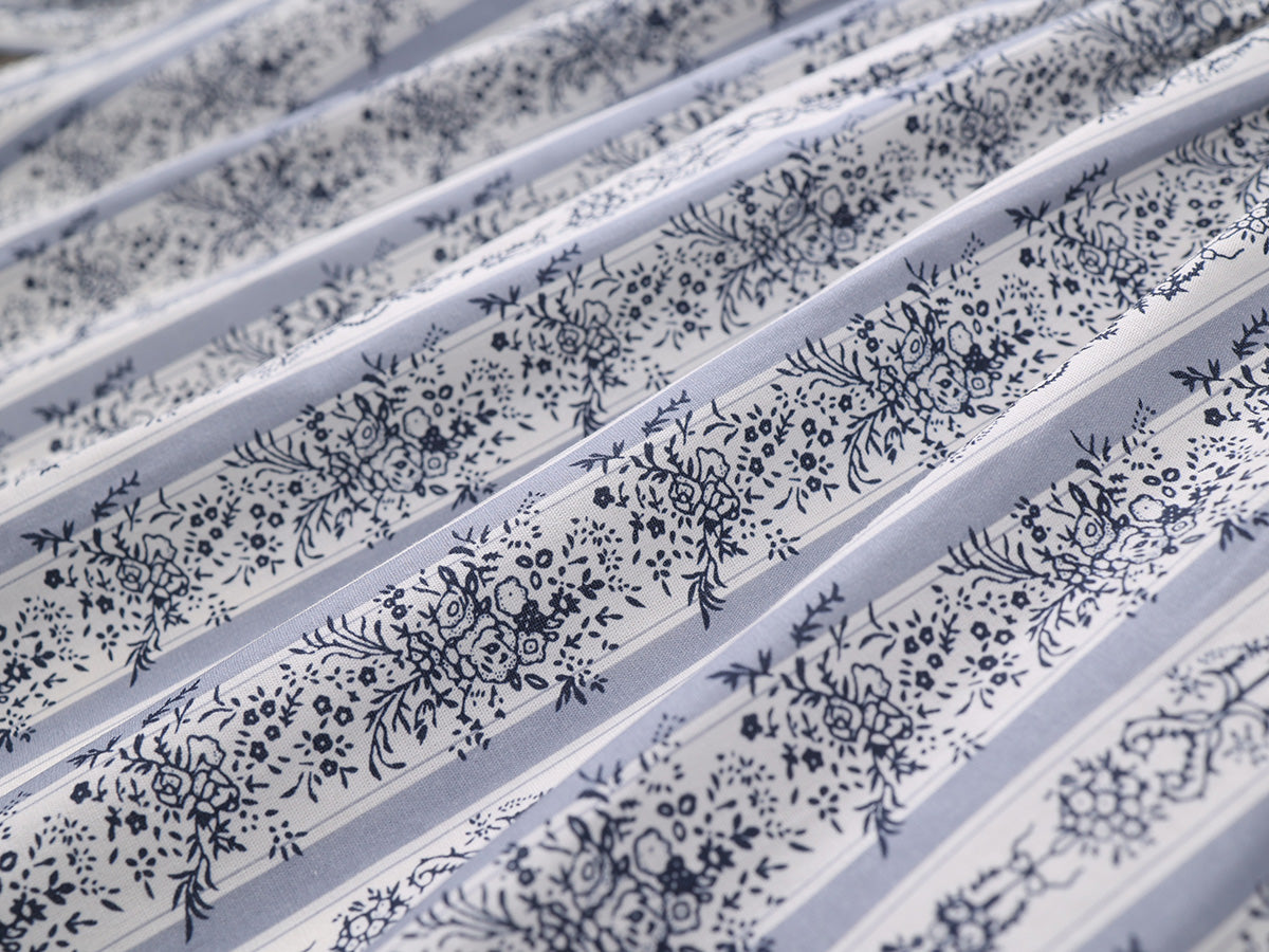 Girls Vintage Lace Collar Long Sleeve Floral Top