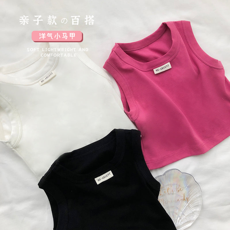 Girl's Sleeveless Knit Top