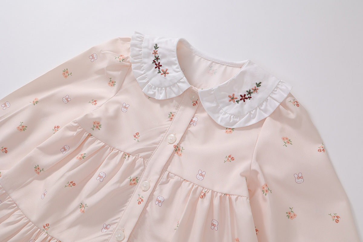 Girls' Embroidered Dress
