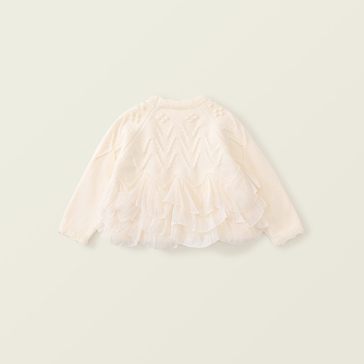 Girls Sweet Winter Round Neck Pullover Sweater