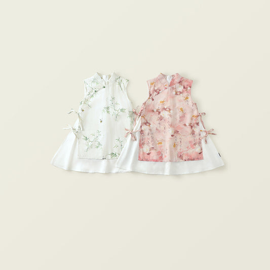 Girl's New Chinese-Style Cheongsam Dress