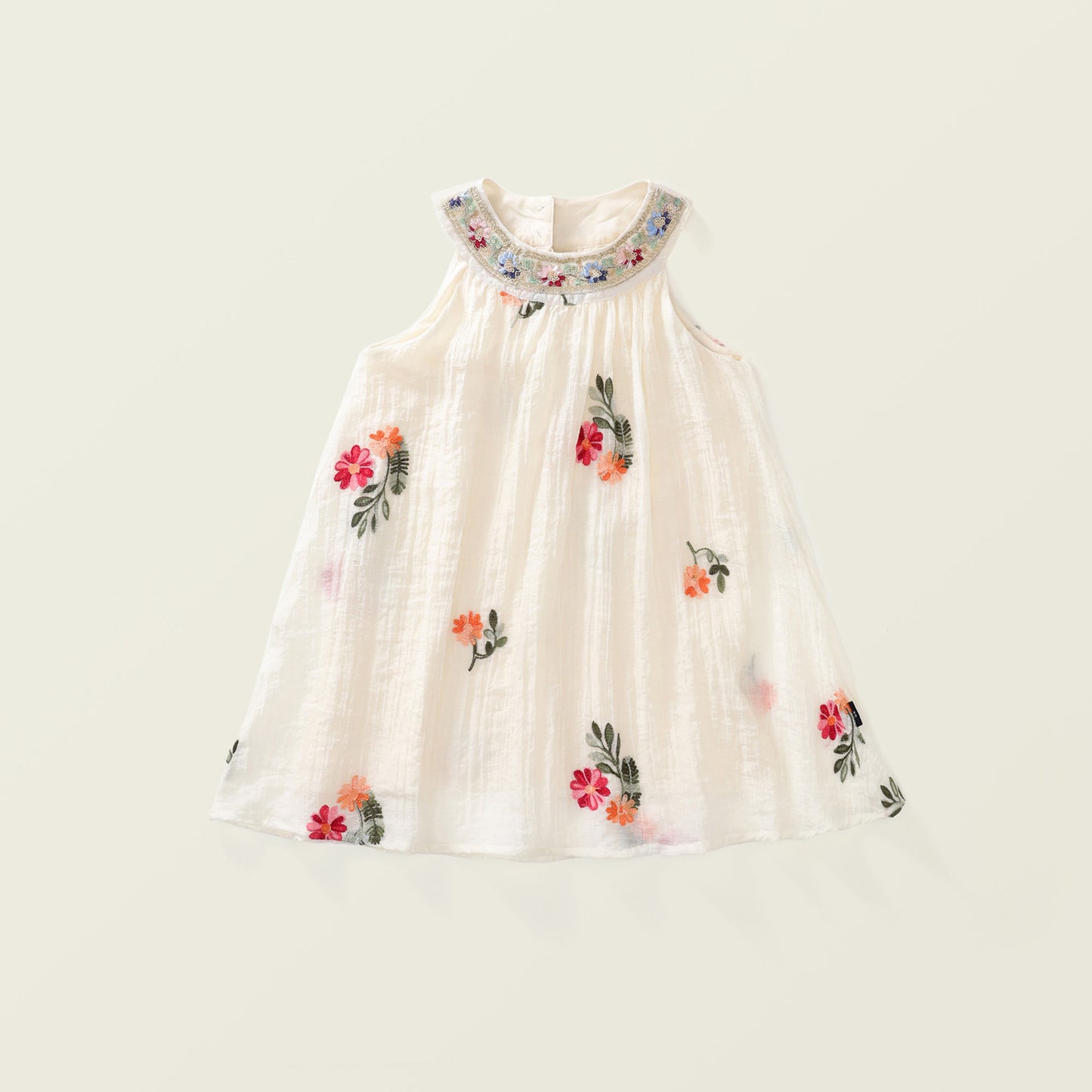 Girls Halter Neck Sleeveless Dress