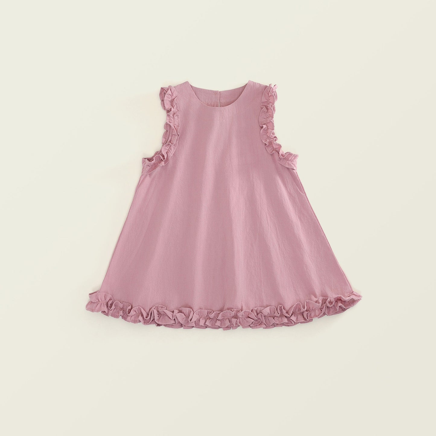 Girls Sweet Summer Ruffle Dress