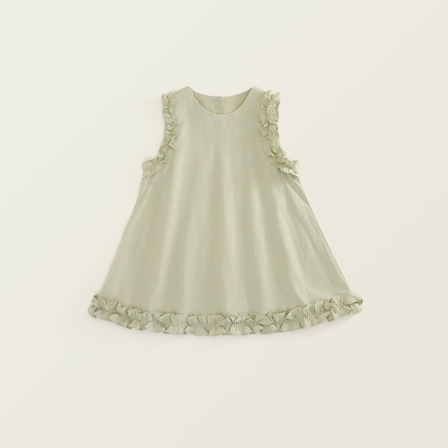 Girls Sweet Summer Ruffle Dress
