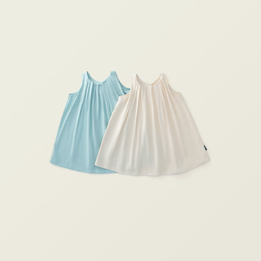 Girls French Pleated Tea Dress