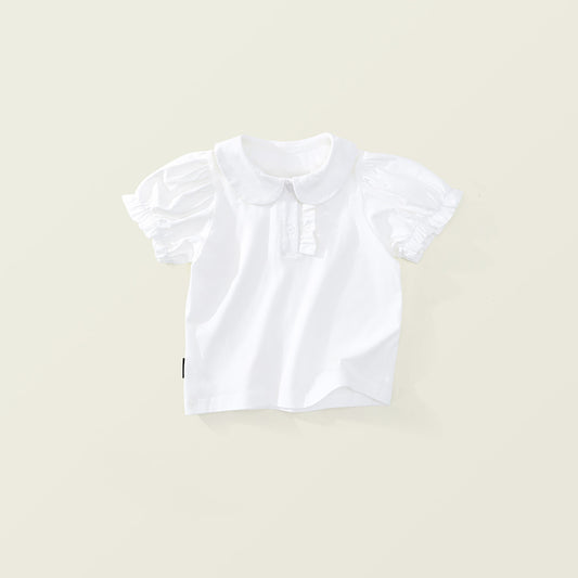 Girls Lace Trim Sleeveless Top