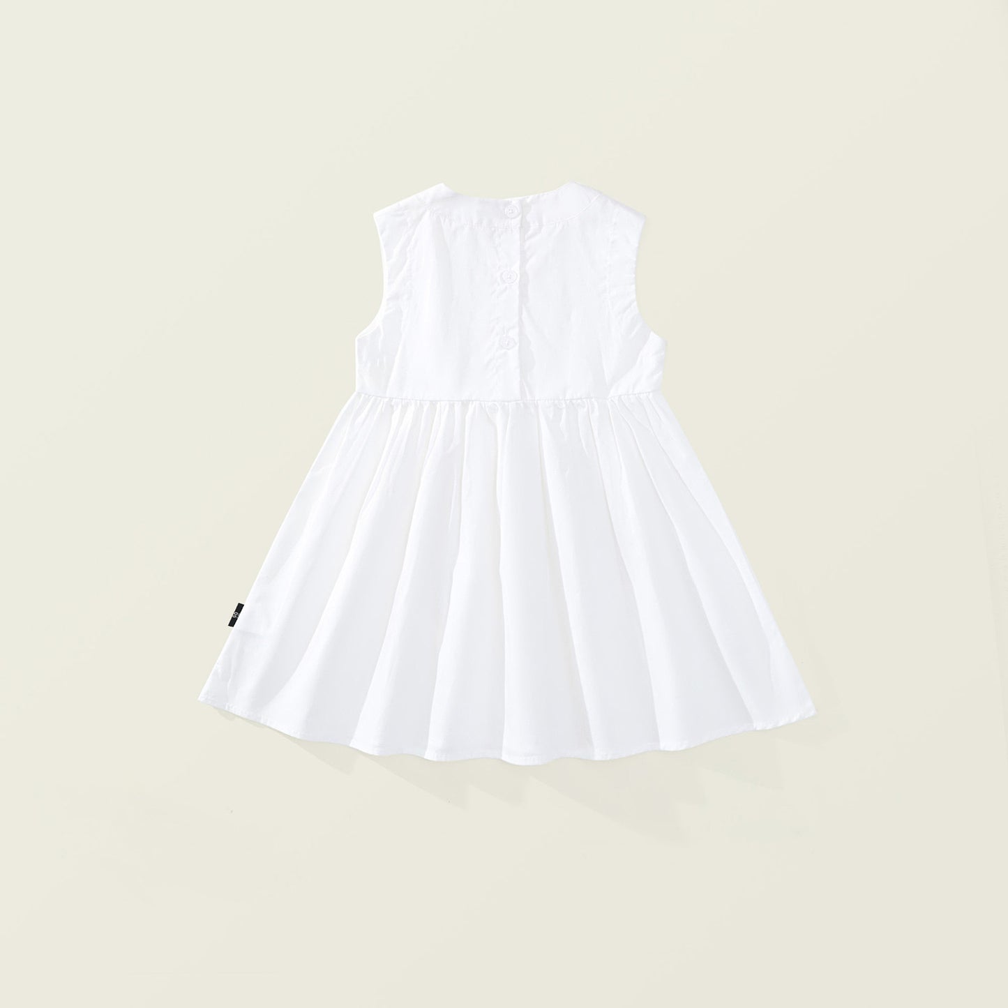 Girls Round Neck Sleeveless Dress