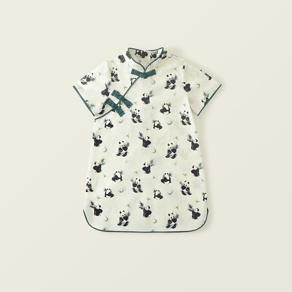 Girls Summer Panda Cheongsam
