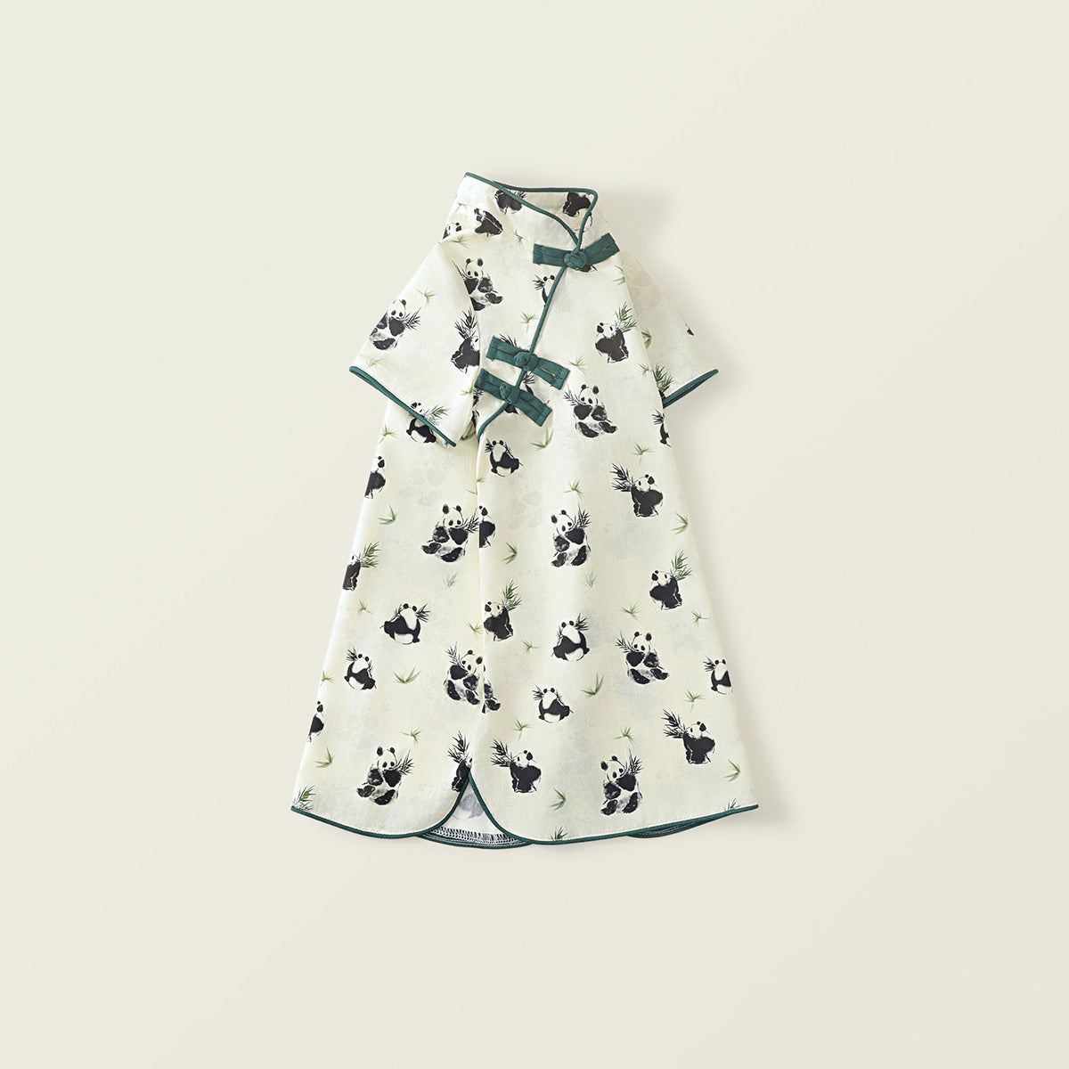 Girls Summer Panda Cheongsam